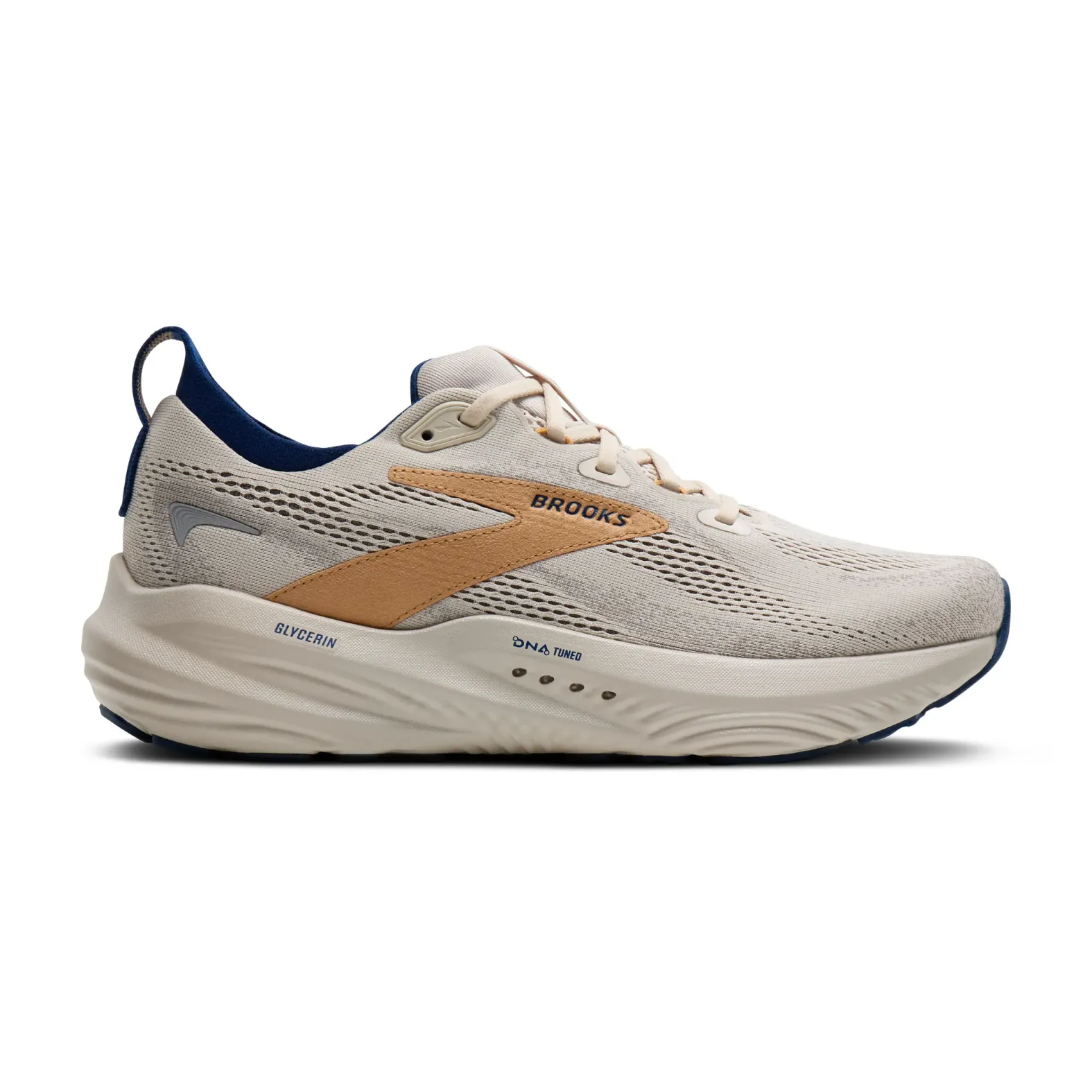 Brooks Men's Glycerin 22 Moonbeam/Blue/Taffy