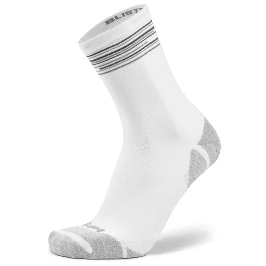 Trigger Point/Balega Blister Resist Light Mini Crew White