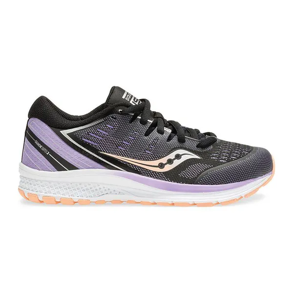 Saucony Kids Guide ISO 2 BLACK/PURPLE