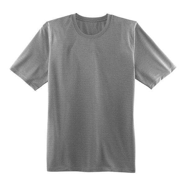 Brooks Men's Podium Short Sleeve Light Gray