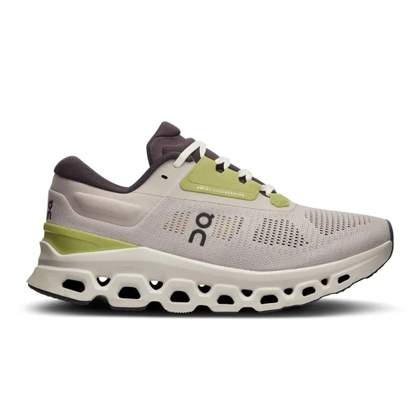 On Women's Cloudstratus 3 Pearl/Ivory