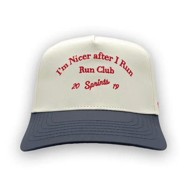 Sprints Structured VP Hat I'm Nicer After I Run Run Club