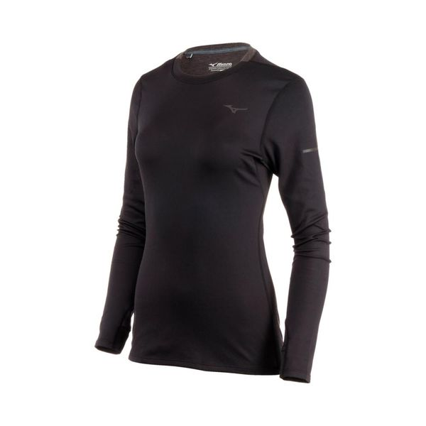Mizuno WOMEN'S BREATH THERMO® RUNNING LONG SLEEVE BLACK