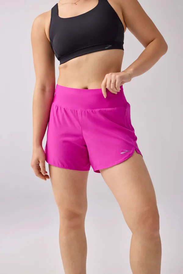 Brooks Women's Chaser 5" Short 2.0 MAGENTA