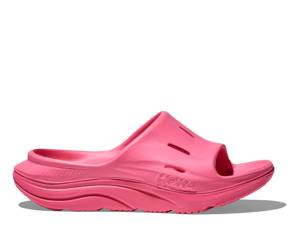 Hoka All Gender Ora Recovery Slide 3 Neon Rose